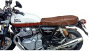 Royal Enfield GT Continental and Interceptor 650 Genuine Leather Dual Seat Brown - SPAREZO